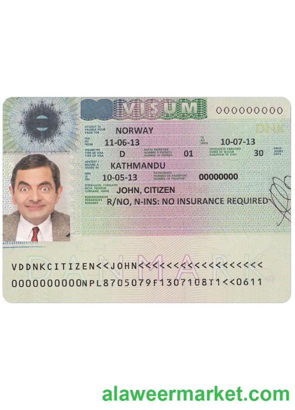 DENMARK visa